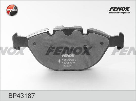 Fenox BP43187 Гальмівні колодки, комплект BP43187: Приваблива ціна - Купити в Україні на EXIST.UA!