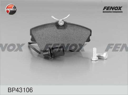 Fenox BP43106 Гальмівні колодки, комплект BP43106: Купити в Україні - Добра ціна на EXIST.UA!