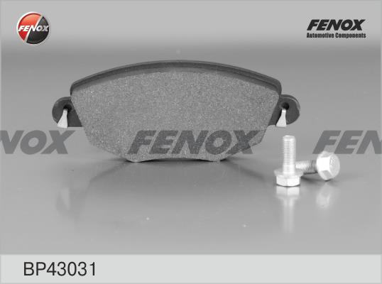 Fenox BP43031 Гальмівні колодки, комплект BP43031: Купити в Україні - Добра ціна на EXIST.UA!