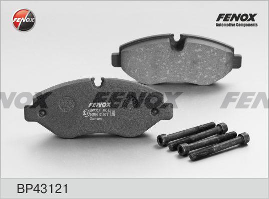 Fenox BP43121 Гальмівні колодки, комплект BP43121: Приваблива ціна - Купити в Україні на EXIST.UA!