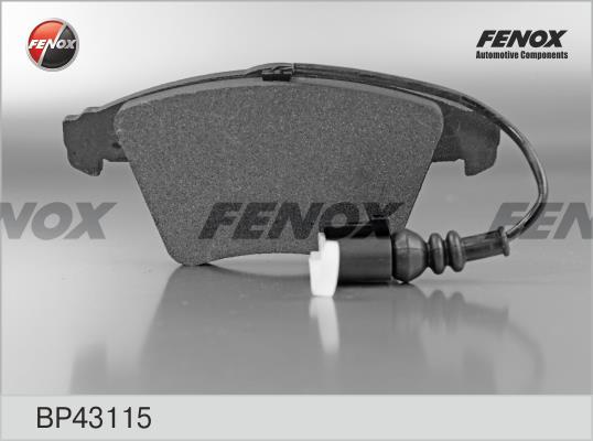 Fenox BP43115 Гальмівні колодки, комплект BP43115: Купити в Україні - Добра ціна на EXIST.UA!