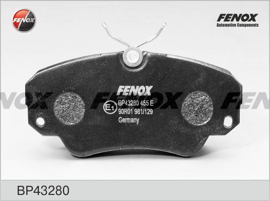 Fenox BP43280 Гальмівні колодки, комплект BP43280: Приваблива ціна - Купити в Україні на EXIST.UA!