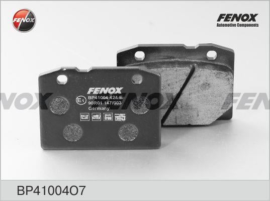 Fenox BP41004O7 Гальмівні колодки, комплект BP41004O7: Купити в Україні - Добра ціна на EXIST.UA!