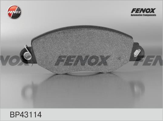 Fenox BP43114 Гальмівні колодки, комплект BP43114: Купити в Україні - Добра ціна на EXIST.UA!