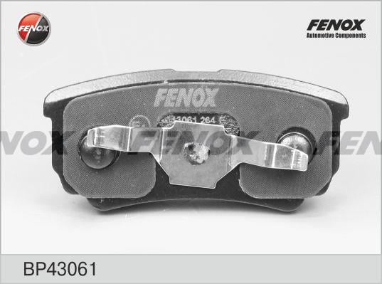 Fenox BP43061 Гальмівні колодки, комплект BP43061: Приваблива ціна - Купити в Україні на EXIST.UA!