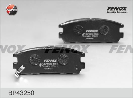 Fenox BP43250 Гальмівні колодки, комплект BP43250: Купити в Україні - Добра ціна на EXIST.UA!