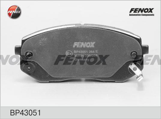 Fenox BP43051 Гальмівні колодки, комплект BP43051: Купити в Україні - Добра ціна на EXIST.UA!