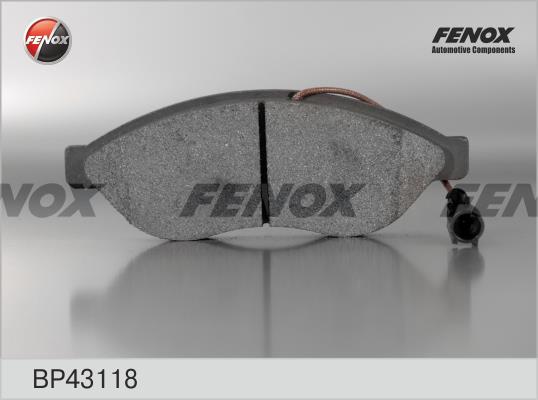Fenox BP43118 Гальмівні колодки, комплект BP43118: Купити в Україні - Добра ціна на EXIST.UA!