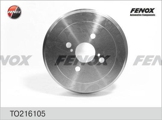 Fenox TO216105 Барабан гальмівний задній TO216105: Купити в Україні - Добра ціна на EXIST.UA!