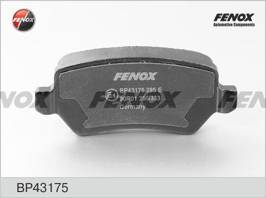 Fenox BP43175 Гальмівні колодки, комплект BP43175: Купити в Україні - Добра ціна на EXIST.UA!