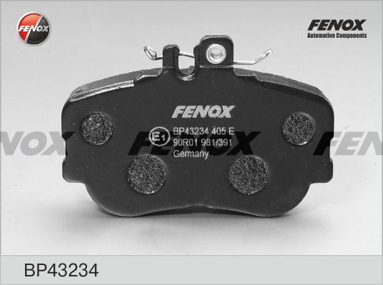 Fenox BP43234 Гальмівні колодки, комплект BP43234: Купити в Україні - Добра ціна на EXIST.UA!
