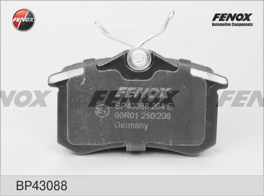 Fenox BP43088 Гальмівні колодки, комплект BP43088: Купити в Україні - Добра ціна на EXIST.UA!