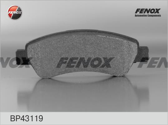 Fenox BP43119 Гальмівні колодки, комплект BP43119: Приваблива ціна - Купити в Україні на EXIST.UA!