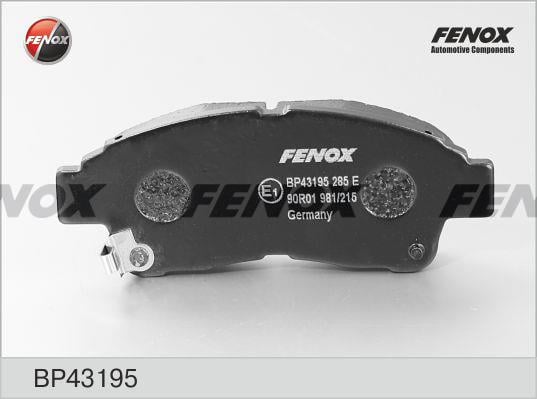 Fenox BP43195 Гальмівні колодки, комплект BP43195: Приваблива ціна - Купити в Україні на EXIST.UA!