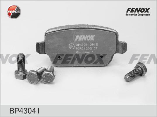Fenox BP43041 Гальмівні колодки, комплект BP43041: Купити в Україні - Добра ціна на EXIST.UA!