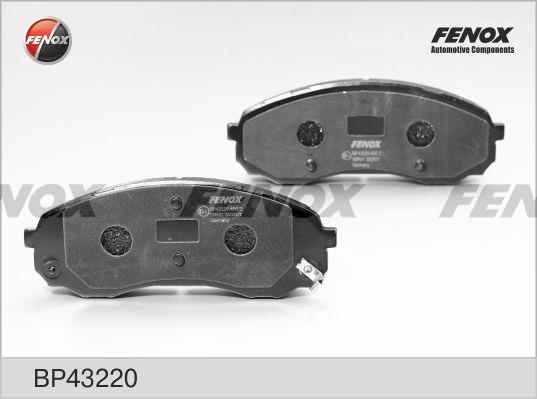 Fenox BP43220 Гальмівні колодки, комплект BP43220: Купити в Україні - Добра ціна на EXIST.UA!