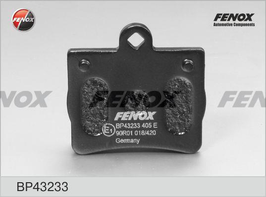 Fenox BP43233 Гальмівні колодки, комплект BP43233: Купити в Україні - Добра ціна на EXIST.UA!