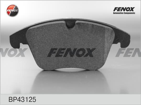 Fenox BP43125 Гальмівні колодки, комплект BP43125: Купити в Україні - Добра ціна на EXIST.UA!