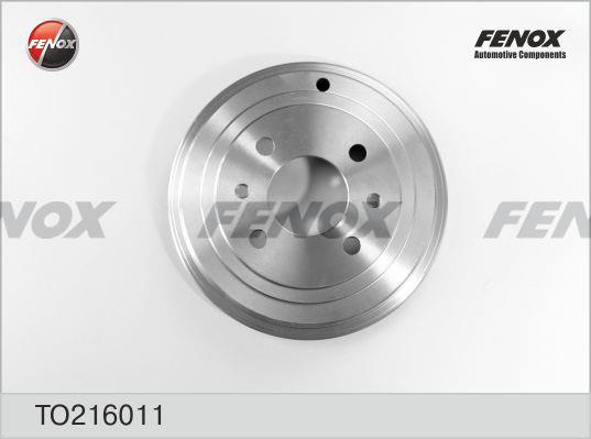 Fenox TO216011 Барабан гальмівний задній TO216011: Приваблива ціна - Купити в Україні на EXIST.UA!