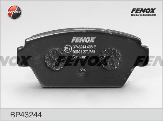 Fenox BP43244 Гальмівні колодки, комплект BP43244: Купити в Україні - Добра ціна на EXIST.UA!