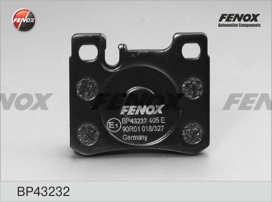 Fenox BP43232 Гальмівні колодки, комплект BP43232: Купити в Україні - Добра ціна на EXIST.UA!