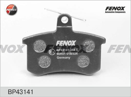 Fenox BP43141 Гальмівні колодки, комплект BP43141: Приваблива ціна - Купити в Україні на EXIST.UA!