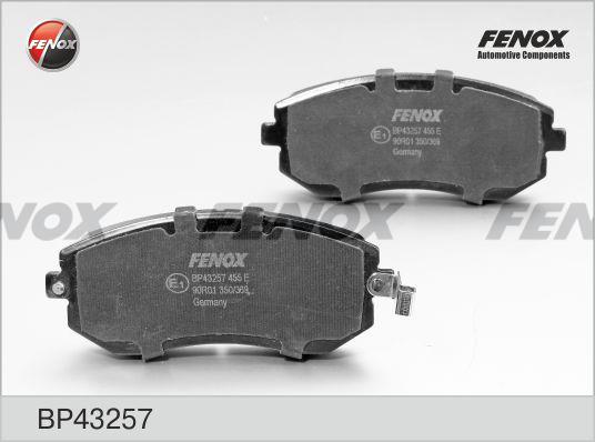 Fenox BP43257 Гальмівні колодки, комплект BP43257: Приваблива ціна - Купити в Україні на EXIST.UA!
