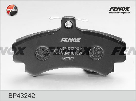 Fenox BP43242 Гальмівні колодки, комплект BP43242: Купити в Україні - Добра ціна на EXIST.UA!
