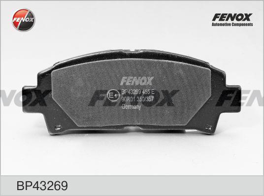 Fenox BP43269 Гальмівні колодки, комплект BP43269: Купити в Україні - Добра ціна на EXIST.UA!