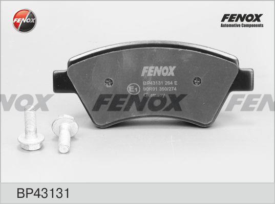 Fenox BP43131 Гальмівні колодки, комплект BP43131: Купити в Україні - Добра ціна на EXIST.UA!