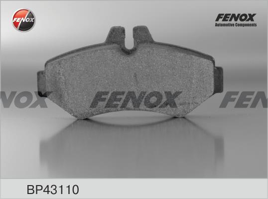 Fenox BP43110 Гальмівні колодки, комплект BP43110: Купити в Україні - Добра ціна на EXIST.UA!