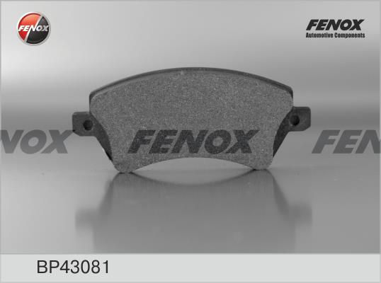 Fenox BP43081 Гальмівні колодки, комплект BP43081: Купити в Україні - Добра ціна на EXIST.UA!