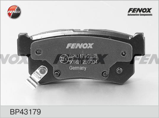 Fenox BP43179 Гальмівні колодки, комплект BP43179: Купити в Україні - Добра ціна на EXIST.UA!
