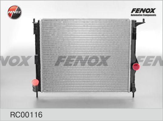 Fenox RC00116 Радіатор, система охолодження двигуна RC00116: Купити в Україні - Добра ціна на EXIST.UA!