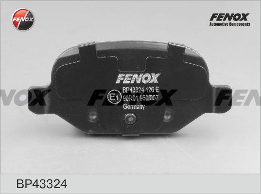 Fenox BP43324 Гальмівні колодки, комплект BP43324: Купити в Україні - Добра ціна на EXIST.UA!