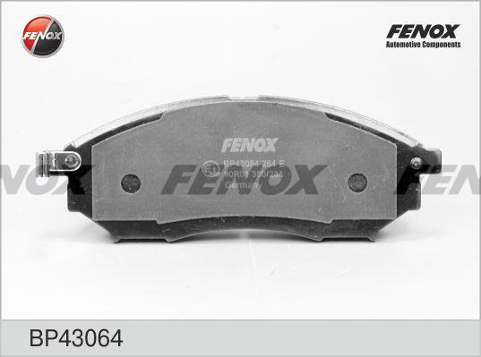 Fenox BP43064 Гальмівні колодки, комплект BP43064: Приваблива ціна - Купити в Україні на EXIST.UA!