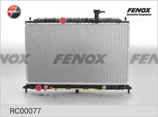 Fenox RC00077 Радіатор, система охолодження двигуна RC00077: Купити в Україні - Добра ціна на EXIST.UA!