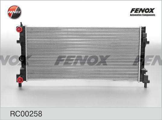 Fenox RC00258 Радіатор, система охолодження двигуна RC00258: Купити в Україні - Добра ціна на EXIST.UA!