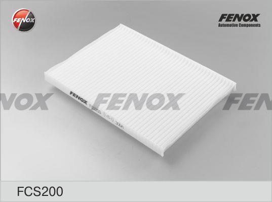 Fenox FCS200 Фільтр салону FCS200: Купити в Україні - Добра ціна на EXIST.UA!