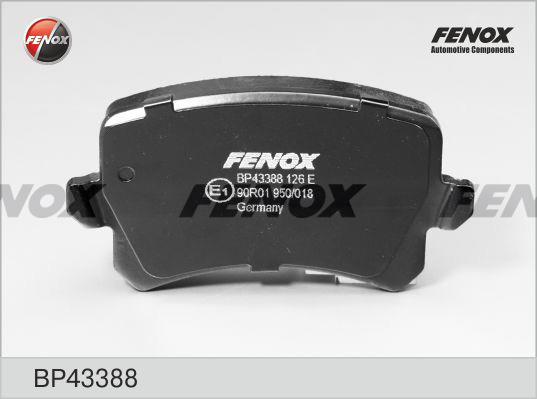 Fenox BP43388 Гальмівні колодки, комплект BP43388: Купити в Україні - Добра ціна на EXIST.UA!