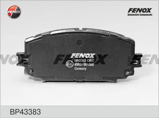 Fenox BP43383 Гальмівні колодки, комплект BP43383: Купити в Україні - Добра ціна на EXIST.UA!