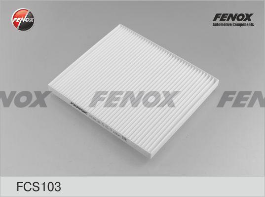 Fenox FCS103 Фільтр салону FCS103: Купити в Україні - Добра ціна на EXIST.UA!