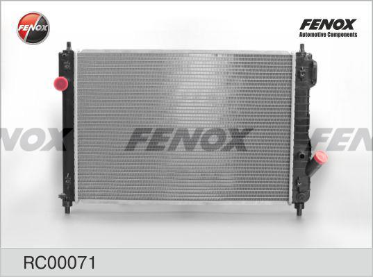 Fenox RC00071 Радіатор, система охолодження двигуна RC00071: Купити в Україні - Добра ціна на EXIST.UA!