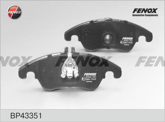 Fenox BP43351 Гальмівні колодки, комплект BP43351: Купити в Україні - Добра ціна на EXIST.UA!