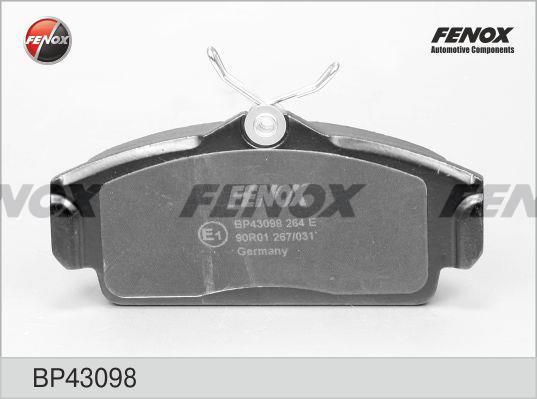 Fenox BP43098 Гальмівні колодки, комплект BP43098: Купити в Україні - Добра ціна на EXIST.UA!