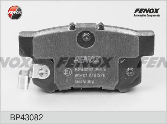 Fenox BP43082 Гальмівні колодки, комплект BP43082: Приваблива ціна - Купити в Україні на EXIST.UA!