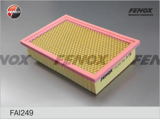 Fenox FAI249 Повітряний фільтр FAI249: Купити в Україні - Добра ціна на EXIST.UA!