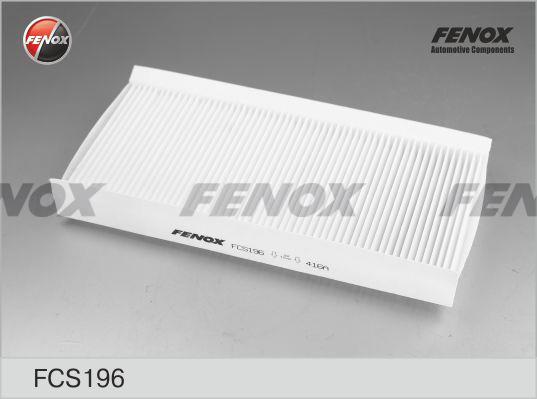 Fenox FCS196 Фільтр салону FCS196: Купити в Україні - Добра ціна на EXIST.UA!