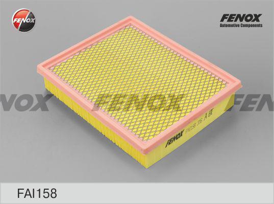 Fenox FAI158 Повітряний фільтр FAI158: Купити в Україні - Добра ціна на EXIST.UA!
