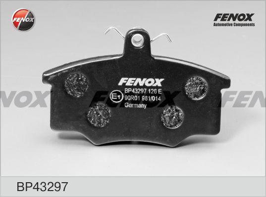 Fenox BP43297 Гальмівні колодки, комплект BP43297: Купити в Україні - Добра ціна на EXIST.UA!